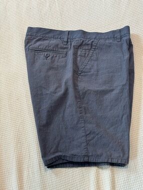 Kenneth  Cole men's Casual Cotton-Blend Shorts in Dark Blue